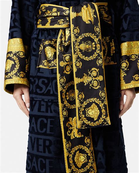 versace baroque bathrobe fake|Versace hooded bathrobe.